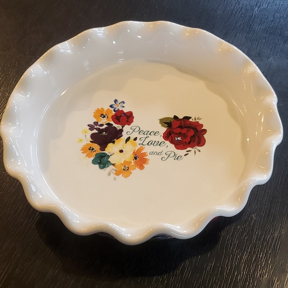 Floral Pie Dish